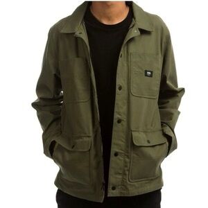 Vans Drill Chore cotton canvas jacket, dark green, men’s large
